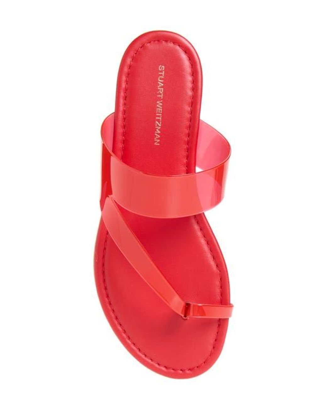Stuart Weitzman Pink Remy Toe Strap Sandal