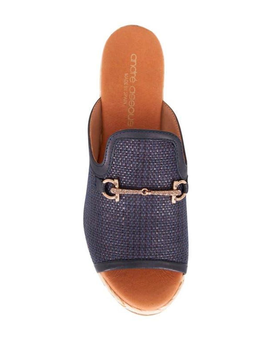 Andre Assous Blue Nomi Wedge