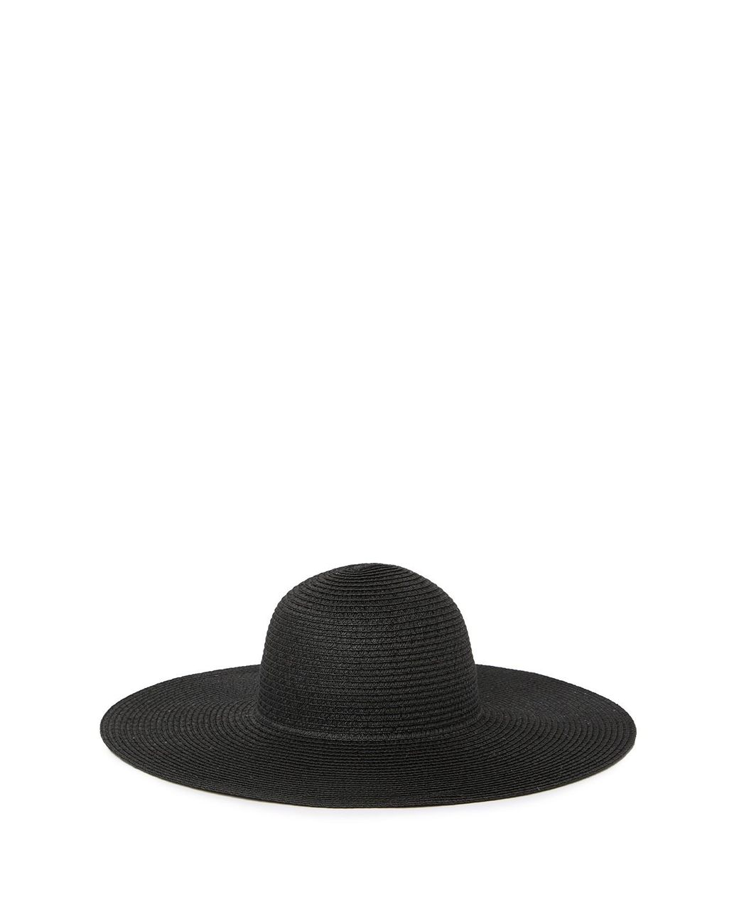 Calvin Klein Sequin Straw Sun Hat in Black | Lyst