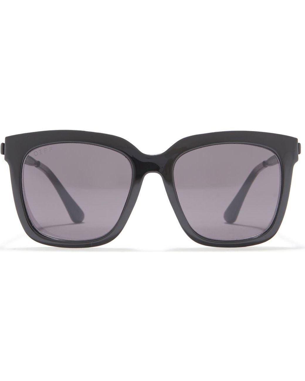 DIFF Multicolor Square Oversized Sunglasses