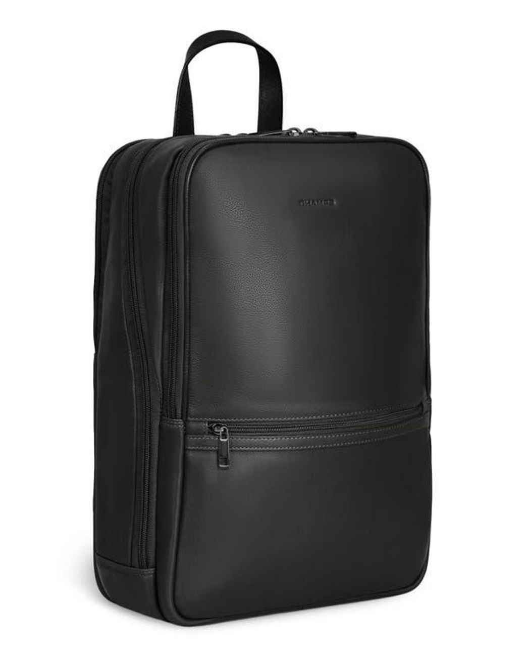 CHAMPS Black Onyx Leather Backpack for men