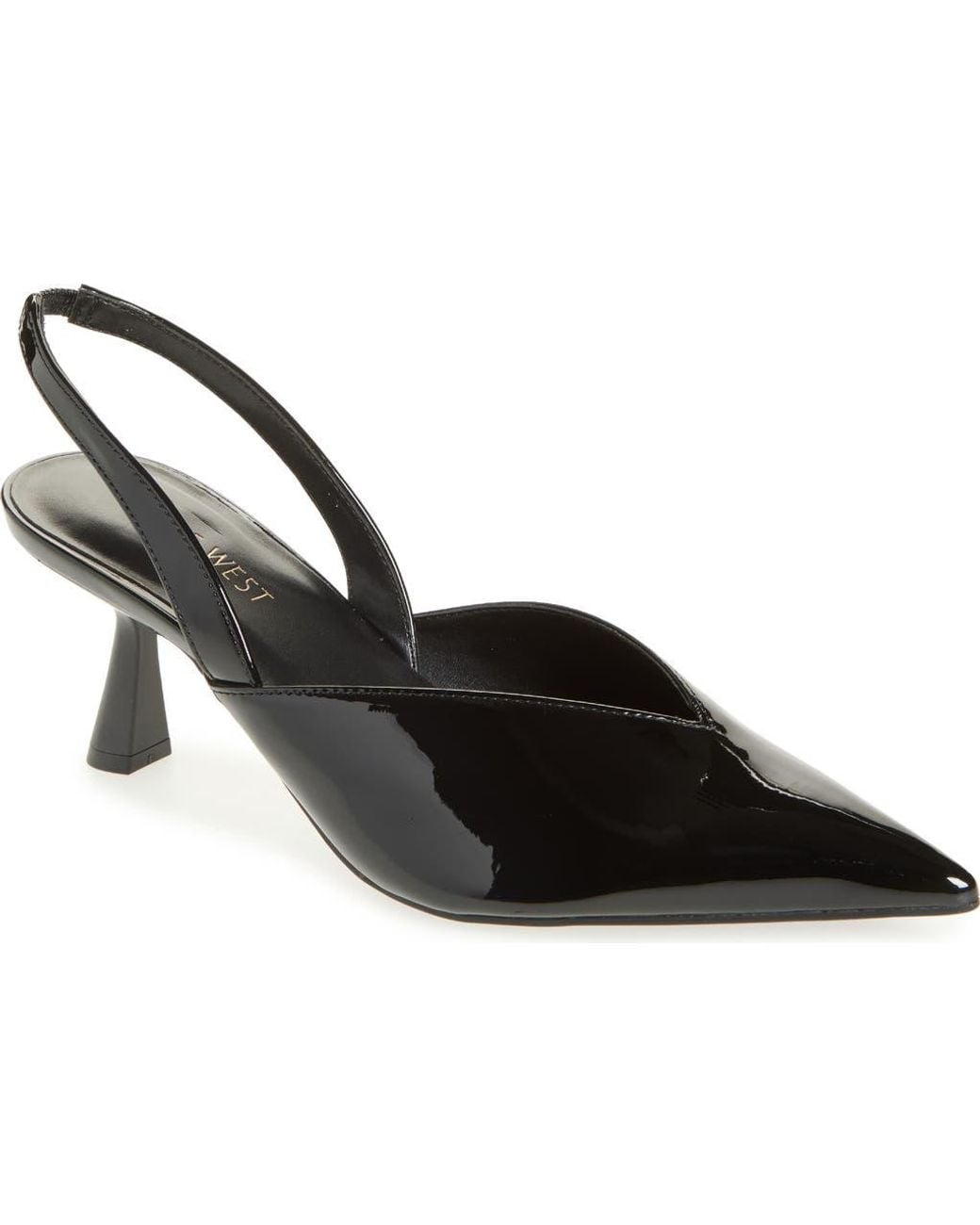 Nine West Black Lamma Slingback Pump