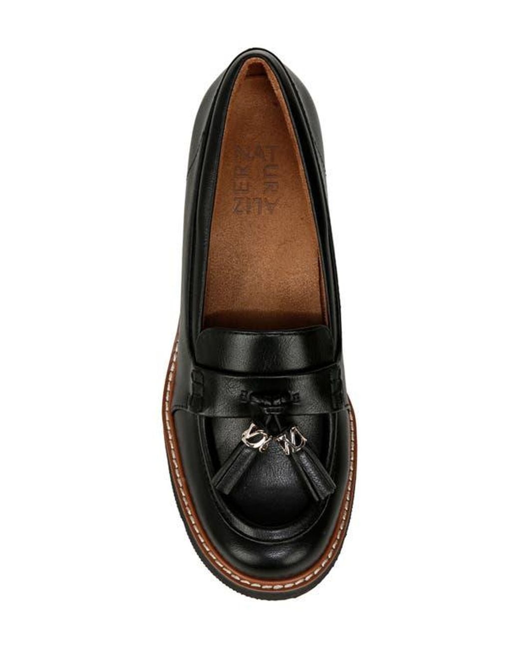 Naturalizer Black Committed Tassel Loafer
