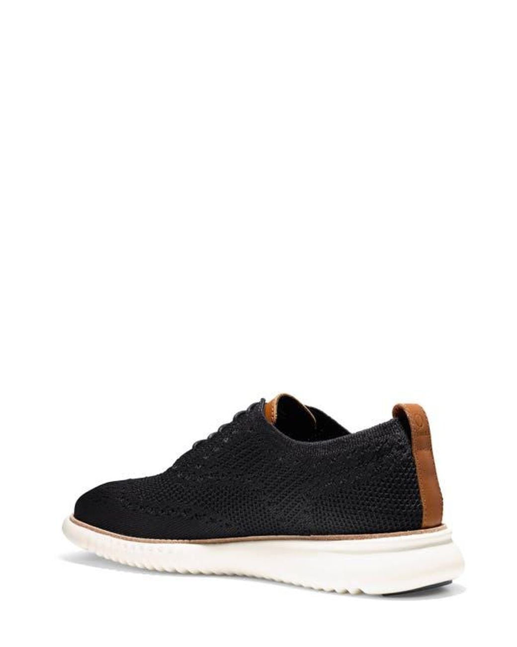 Cole Haan Black 2.Zerogrand Stitchlite Water Resistant Wingtip for men