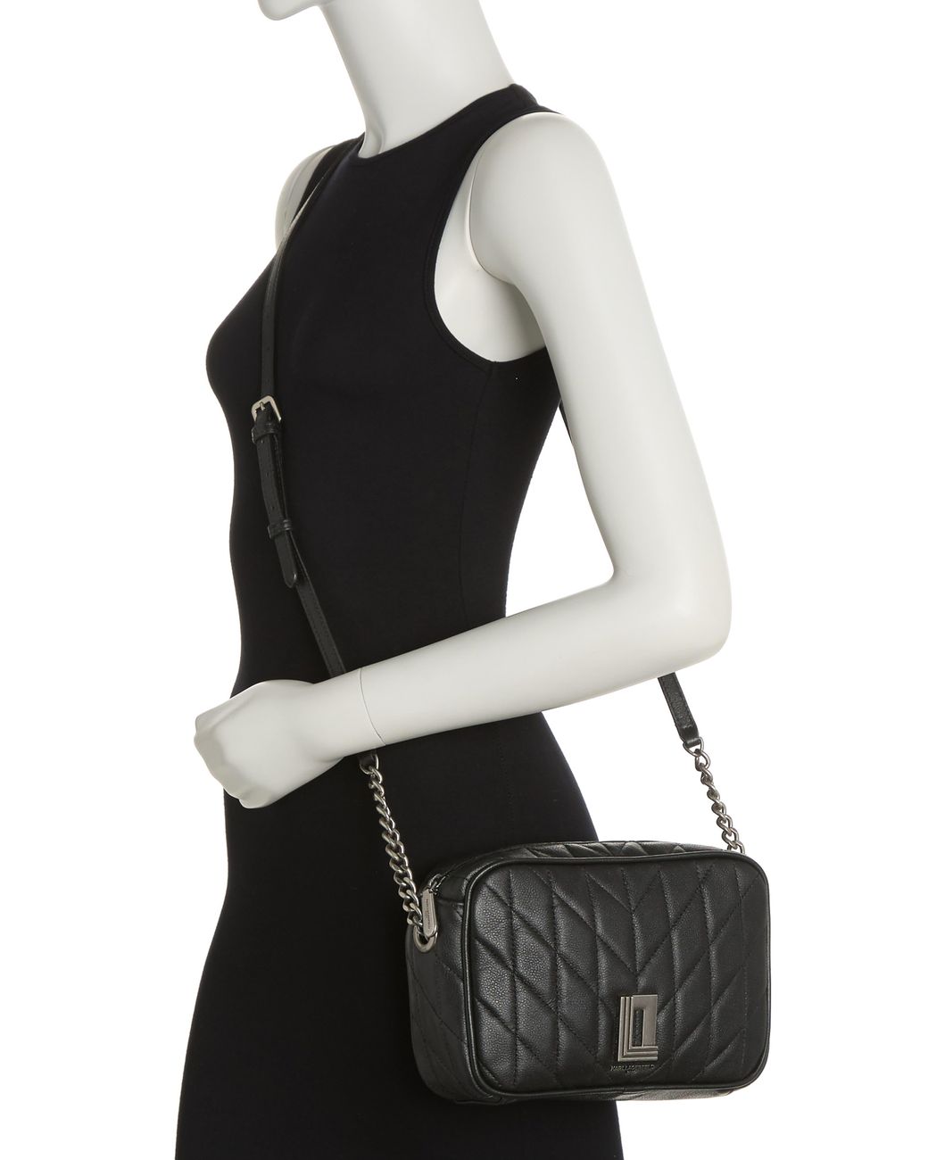 Karl Lagerfeld Paris Women's Lafayette Quilted Crossbody Bag