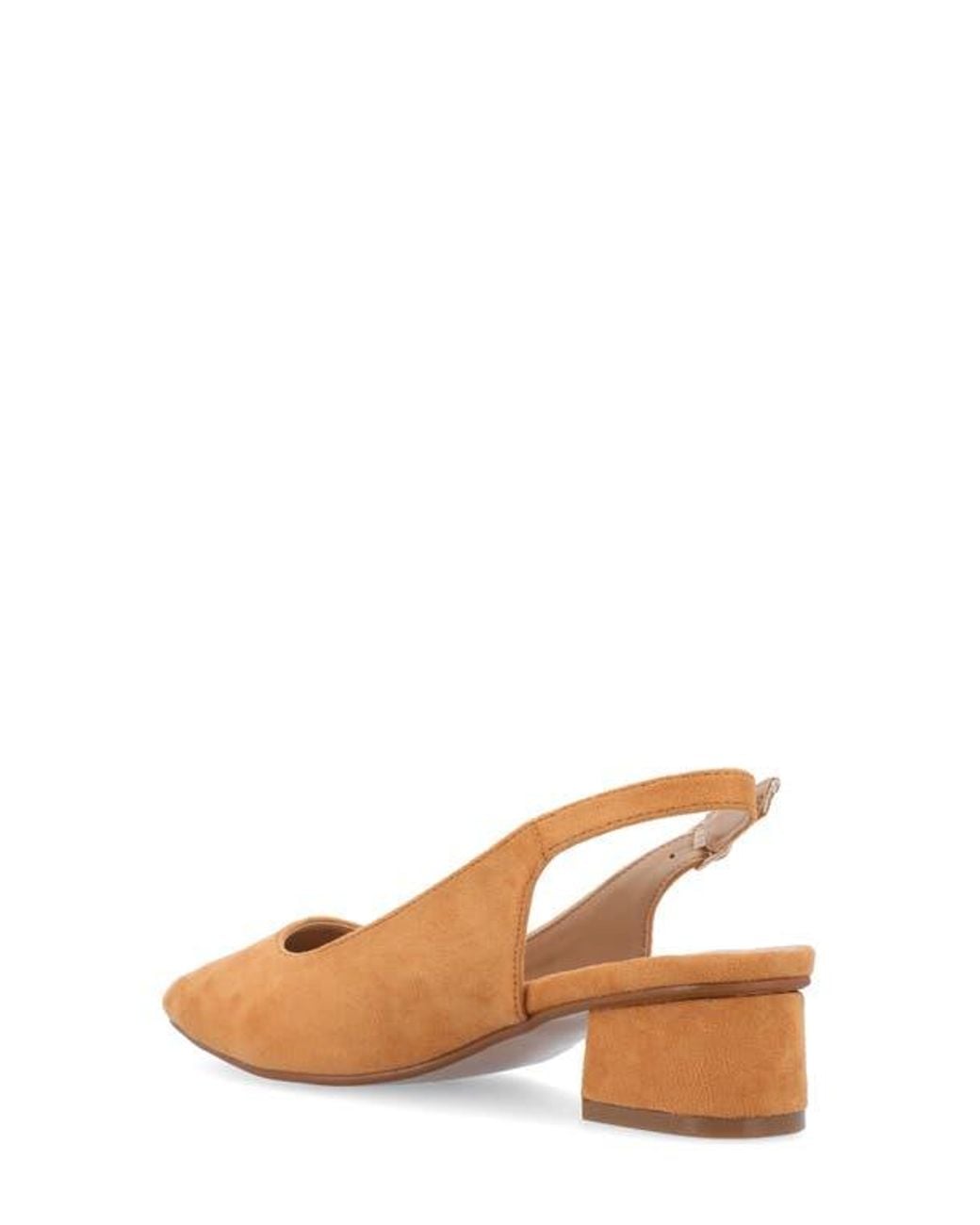 Journee Collection Metallic Sylvia Slingback Pump