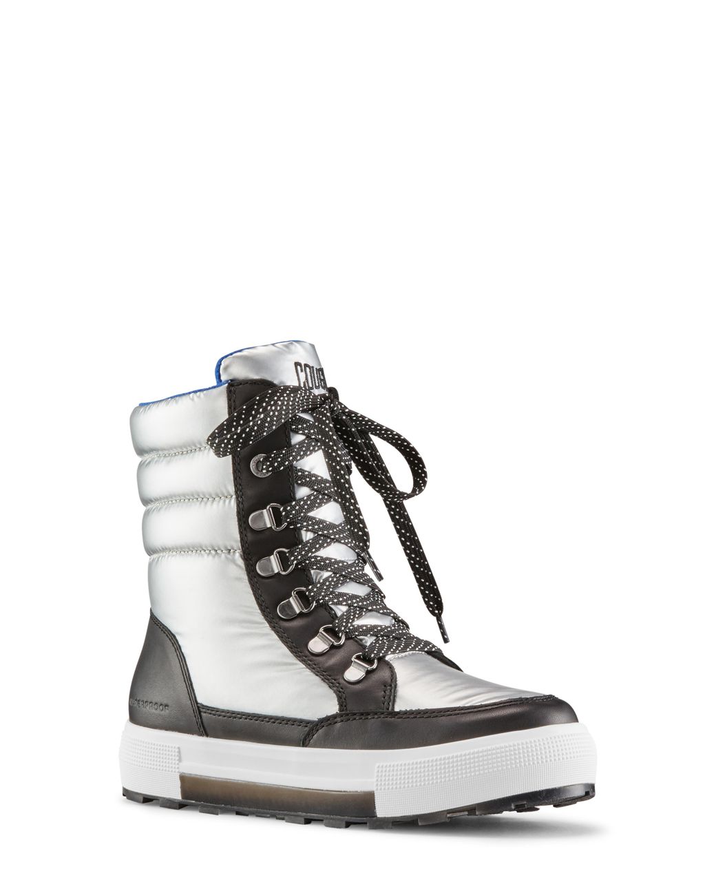 Cougar Shoes Wahoo Waterproof Bootie In Silver At Nordstrom Rack in White |  Lyst