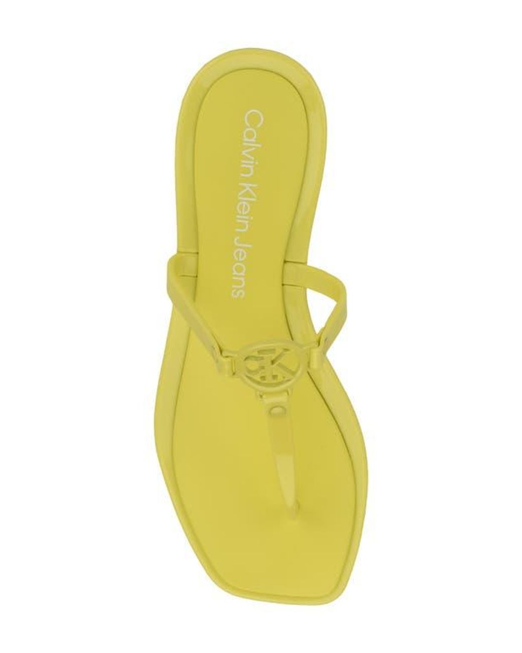 Calvin Klein Yellow Edhen Flip Flop