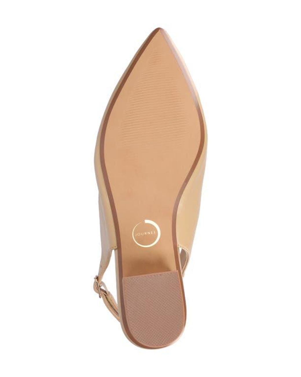 Journee Collection Metallic Sylvia Slingback Pump