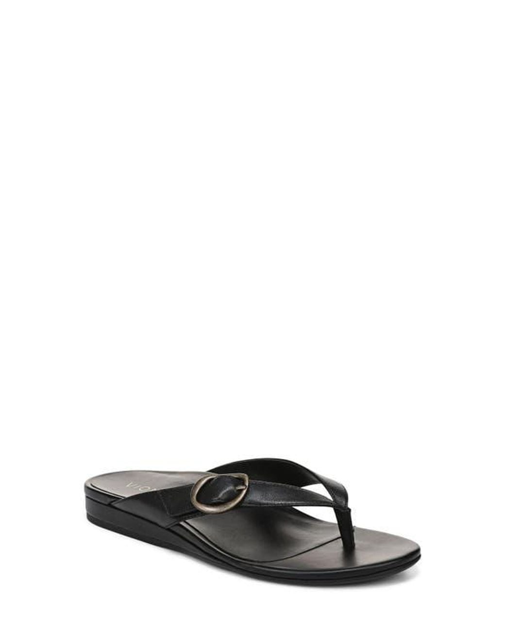 Vionic Black Grove Flip Flop