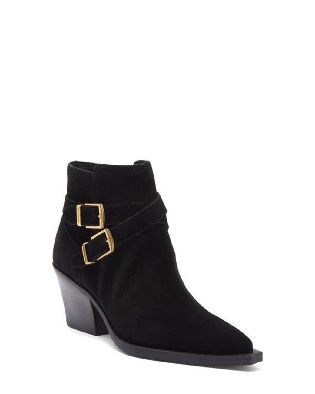Dolce Vita Ramone Buckle Bootie in Black Lyst