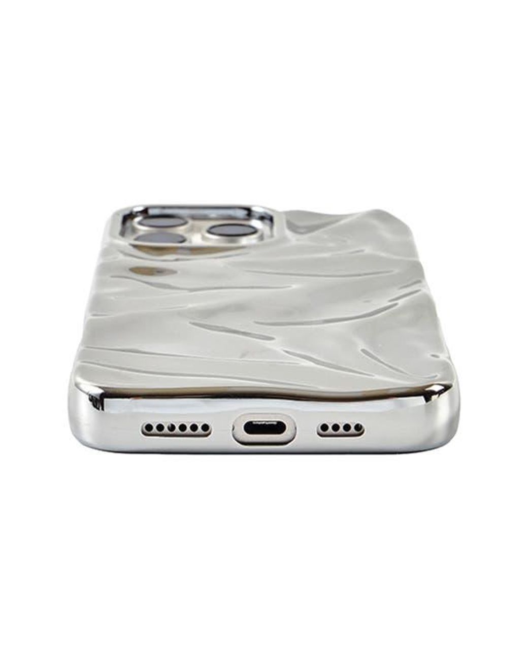 Auramma Gray Crinkle Iphone 16 Pro Max Case