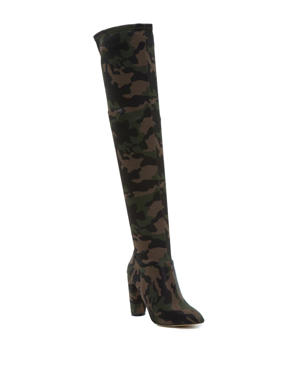 Camouflage thigh high boots cheap