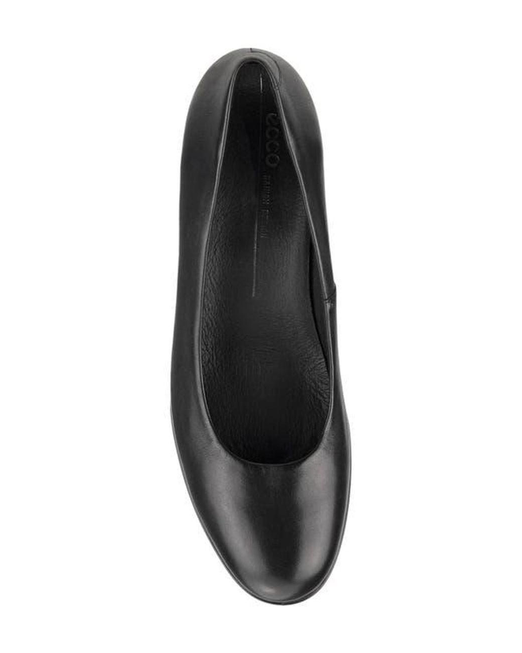 Ecco Black Block Heel Pump