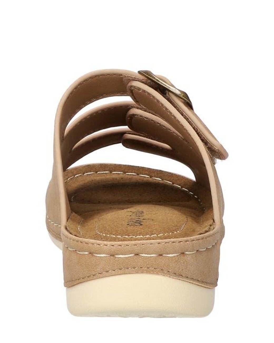Easy Street Brown Pinterry Slide Sandal