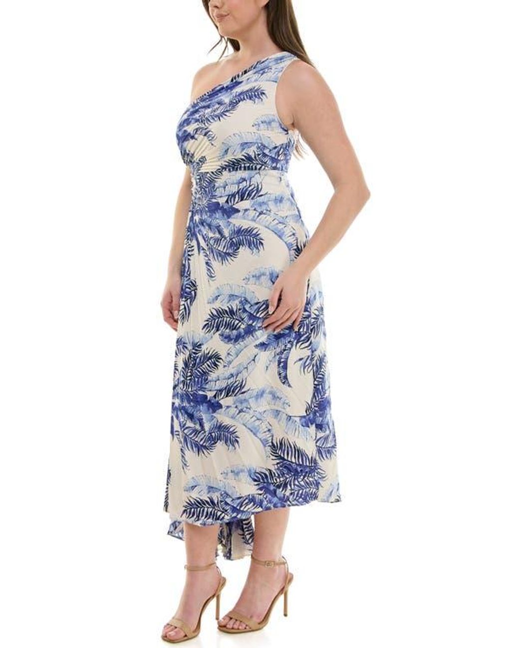 white christmas dresses Women Size 6 Nicole Miller Collection Gold Pleats Dress – VIDA STYLE SHOP main image 0