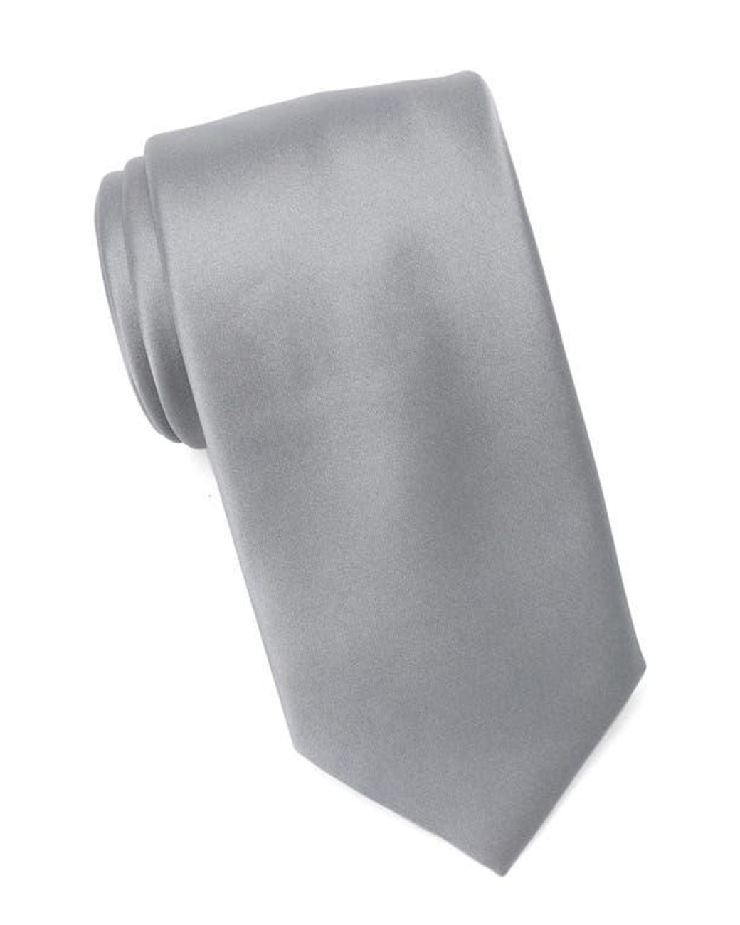 Nordstrom Rack Gray Solid Satin Tie for men