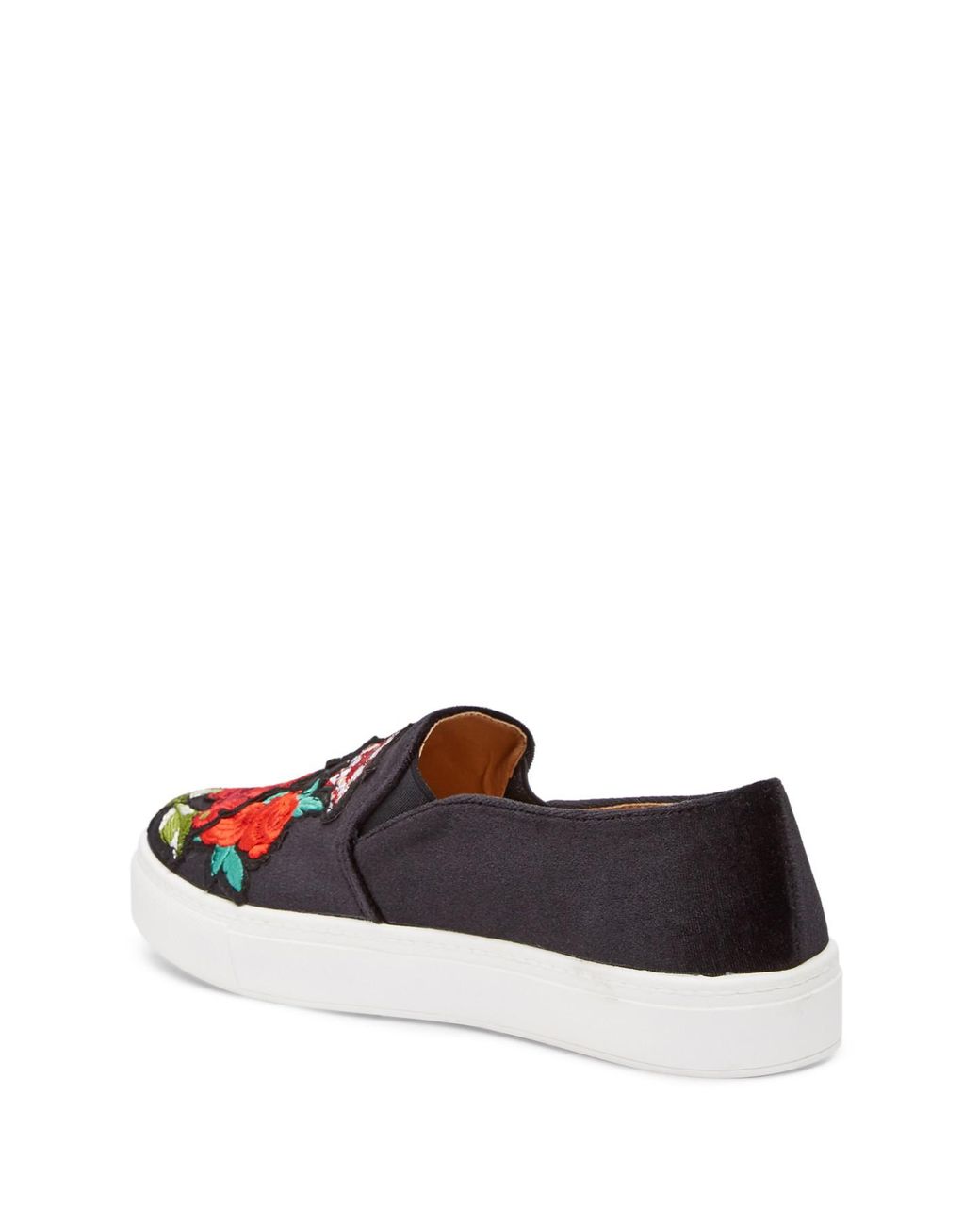 Dirty Laundry Jiana Embroidered Velvet Slip on Sneaker in Black Lyst