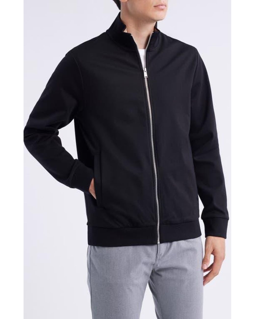 Boss Black Shepherd Knit Zip Jacket for men