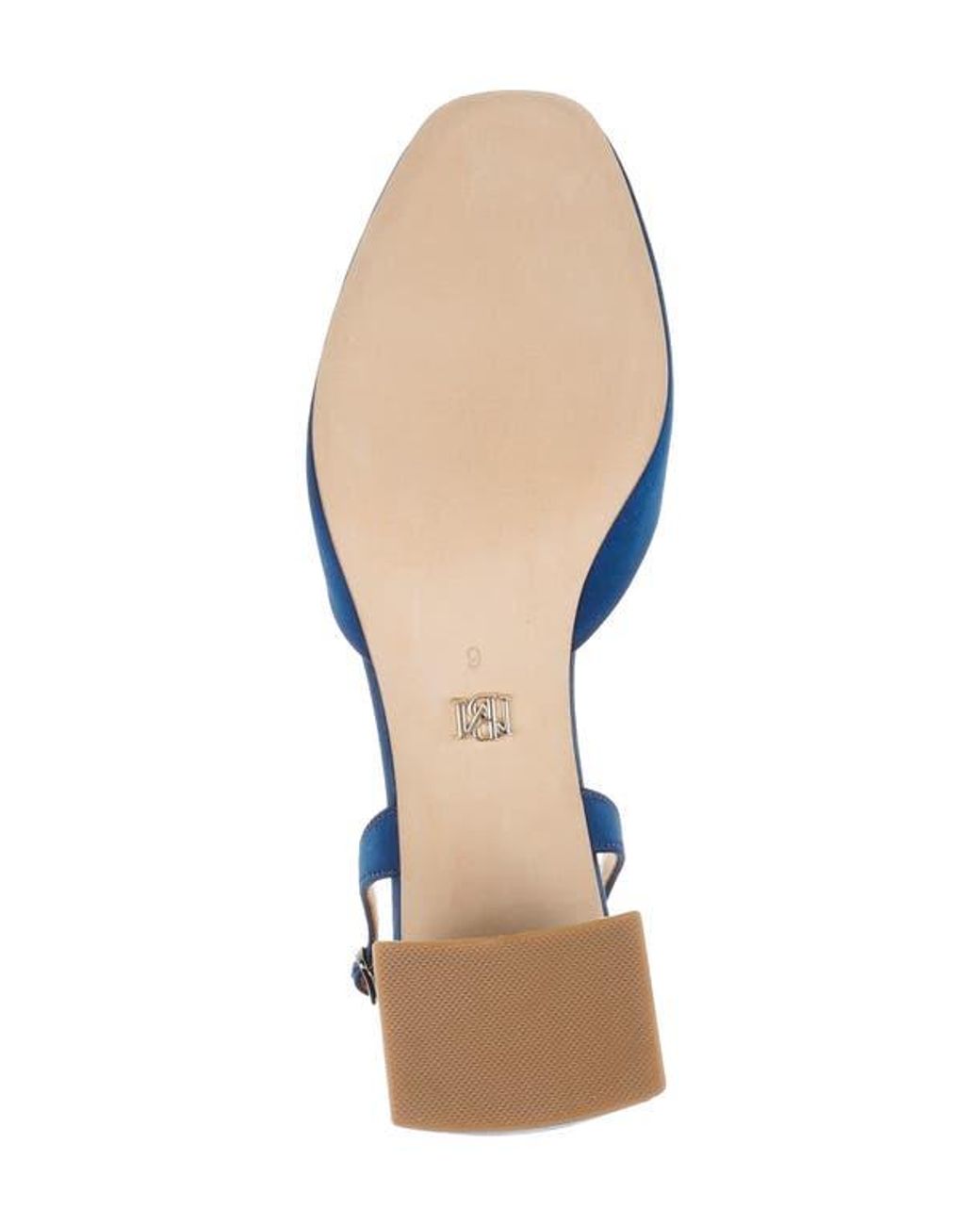 Badgley Mischka Blue Vivia Slingback Pump