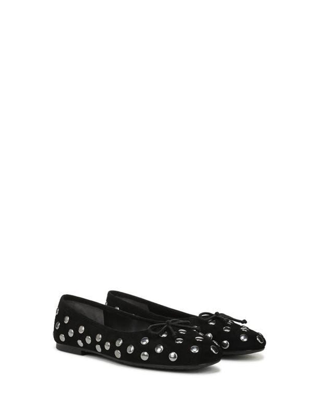 Sam Edelman Black Alie Stud Ballet Flat