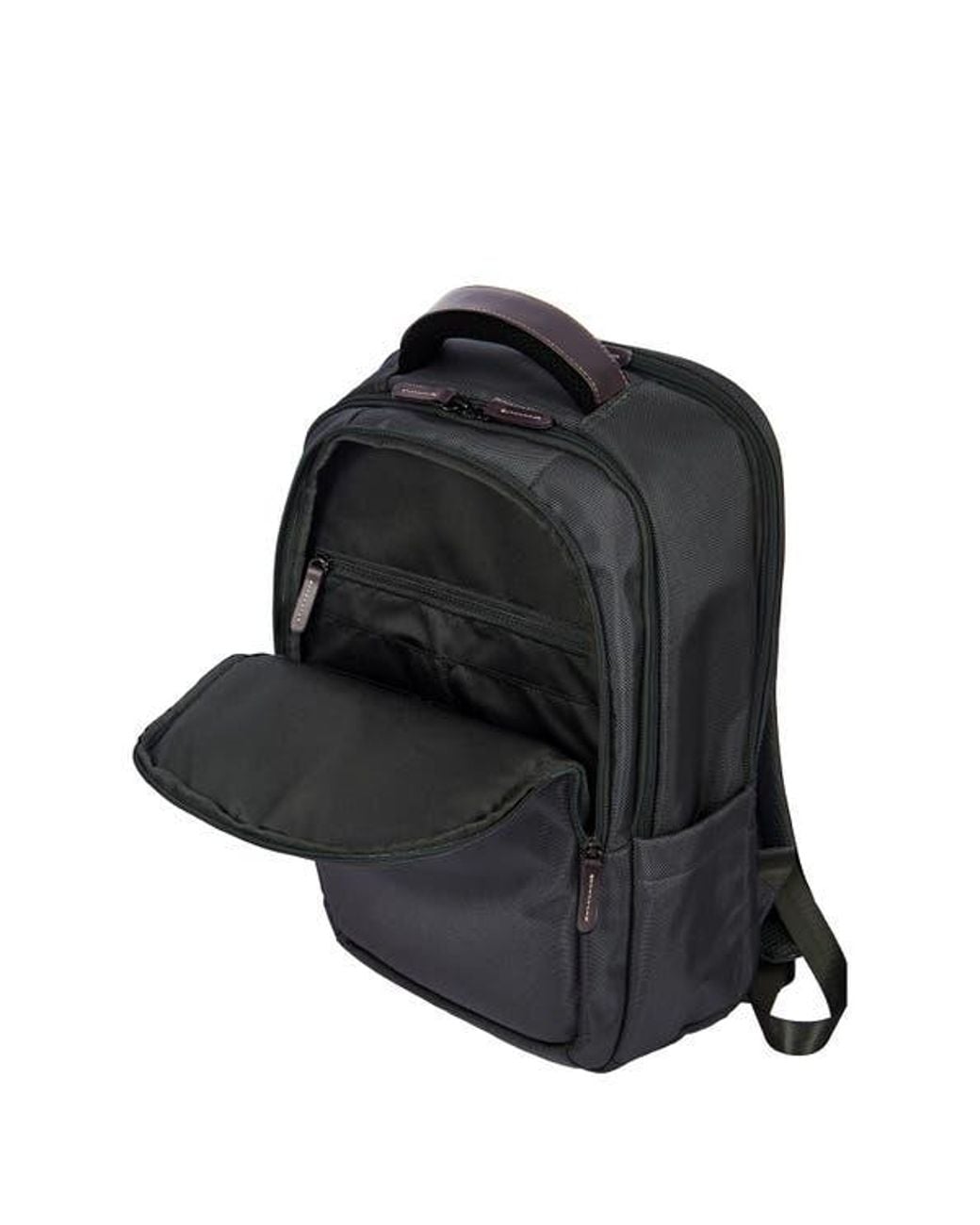 Bric's Black Large Nylon Backpack for men