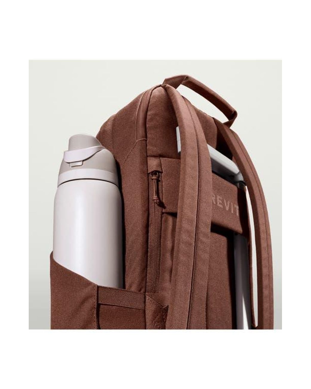 Brevite Brown The Water Resistant Backpack