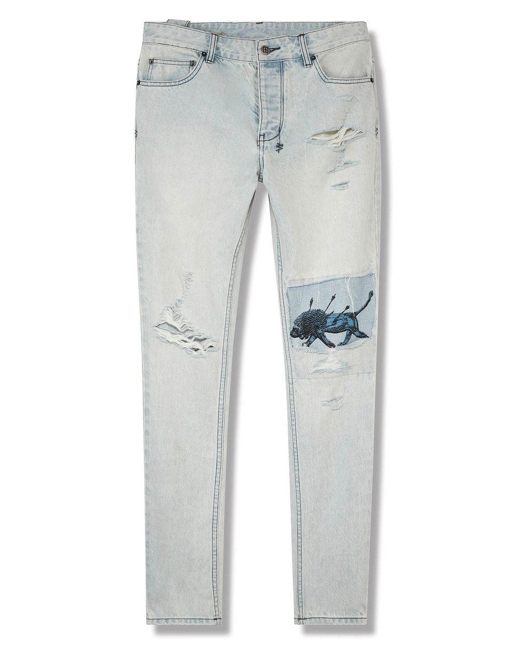 Ksubi Chitch Cold Image Iced Skinny Fit Jeans In Denim At Nordstrom Rack in  Gray for Men | Lyst