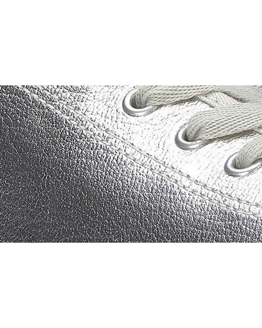 Keds Gray Trip Up Leather Platform Sneaker