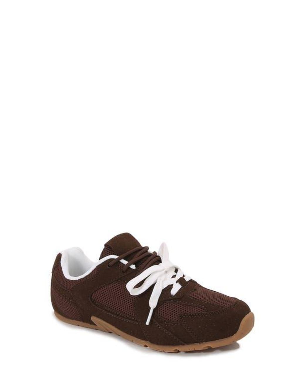 BERNESS Brown Lula Double Lace Sneaker