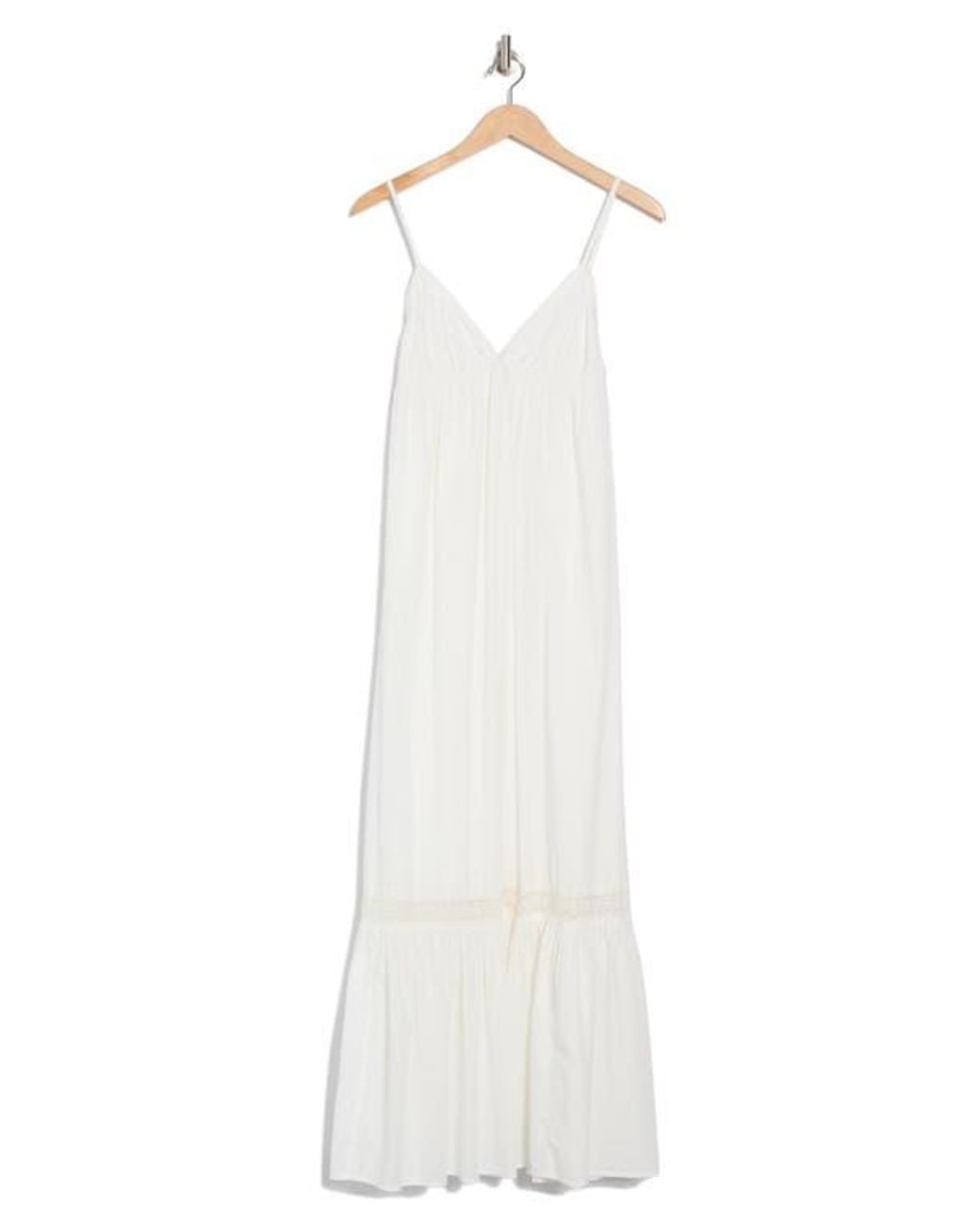 white christmas dresses Ellie Cotton Maxi Shirt Dress-Elegant Blossom Placement main image 0