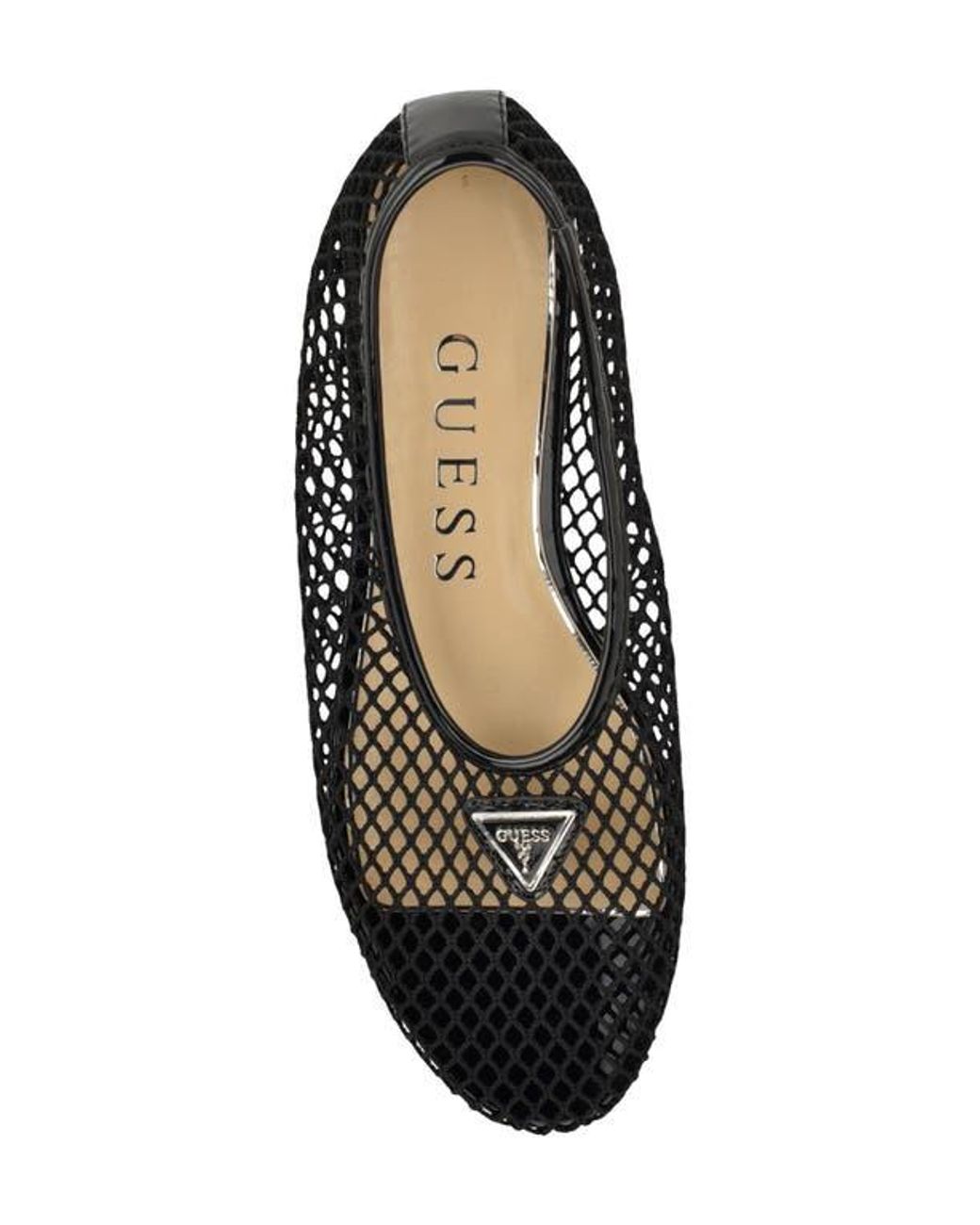 Guess Black Aylora Mesh Flat