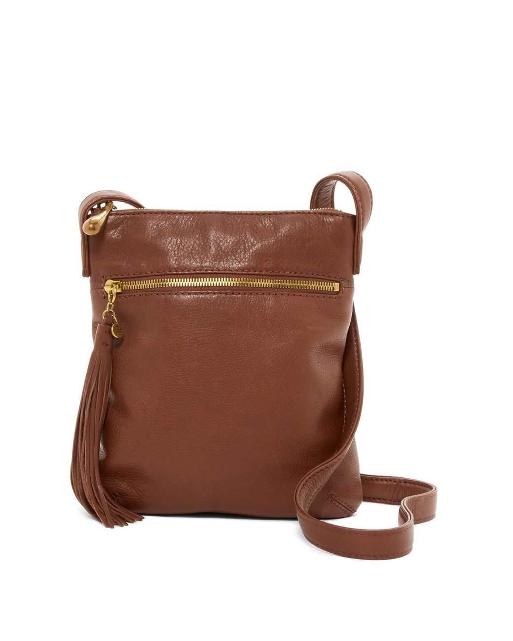 Hobo International Sarah Leather Crossbody Bag in Brown | Lyst