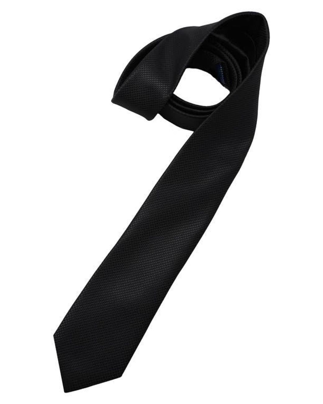 Ben Sherman Black Textured Solid Tie for men