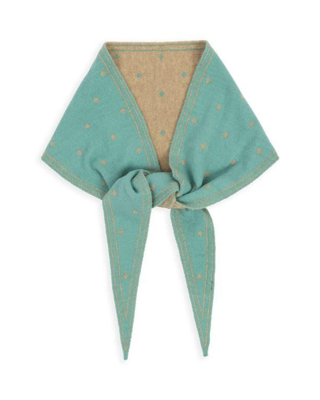Saachi Green Triangle Scarf
