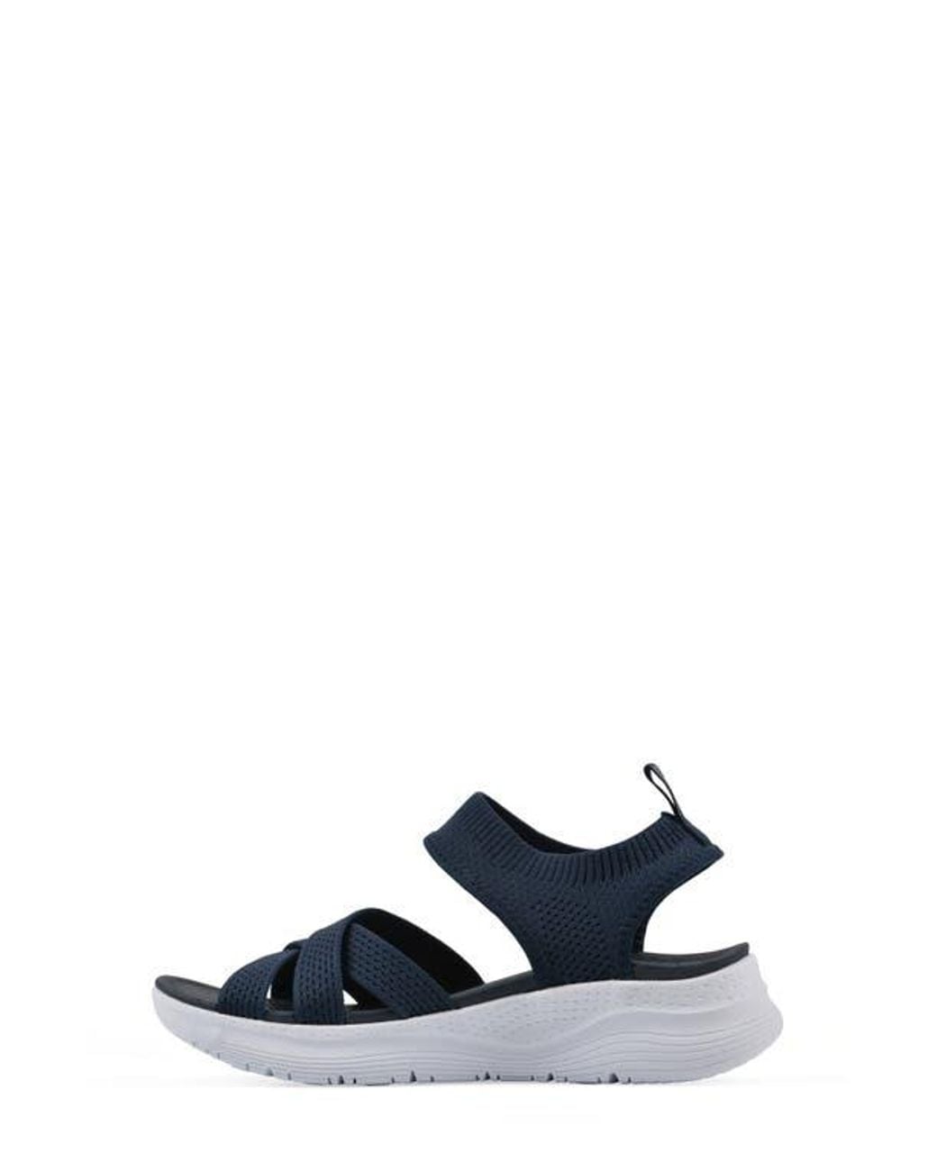White Mountain Blue Charry Knit Sandal