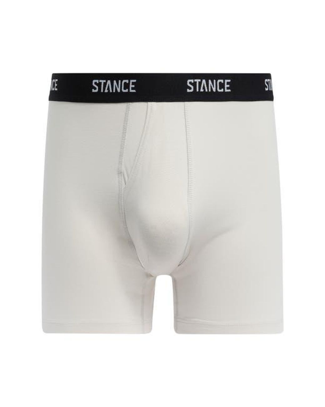 Stance White Solid Boxer Briefs for men
