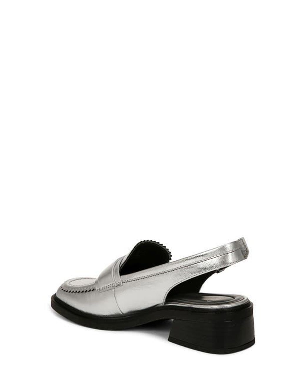 Sarto White Gianna Slingback Loafer