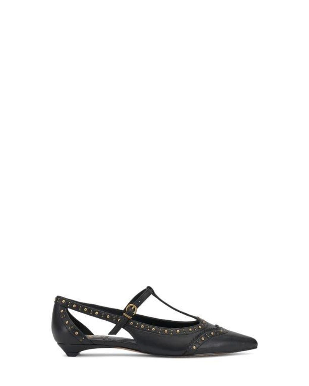 Vince Camuto Black Valkie Pointed Toe Flat