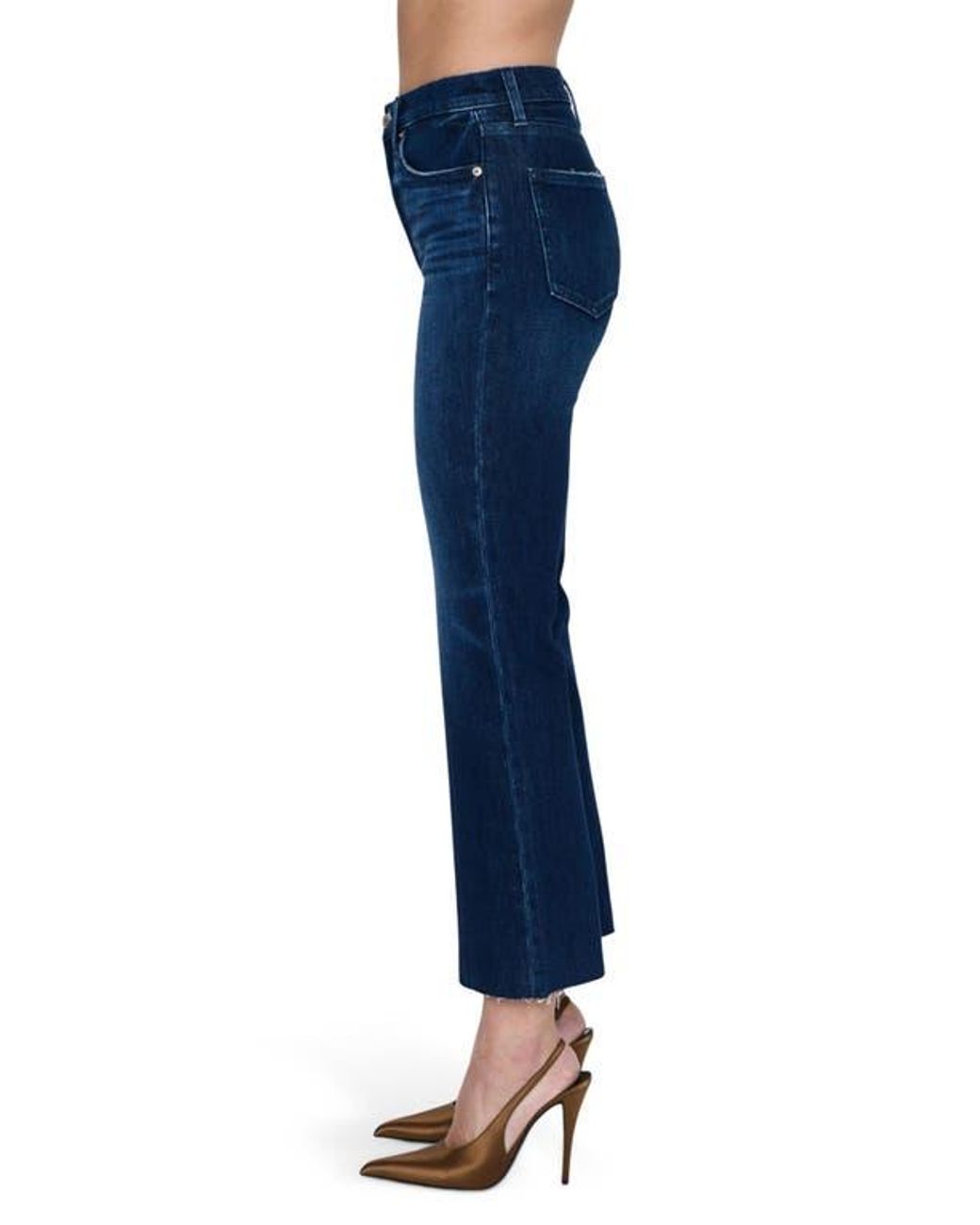 Pistola Blue Lennon High Waist Ankle Bootcut Jeans
