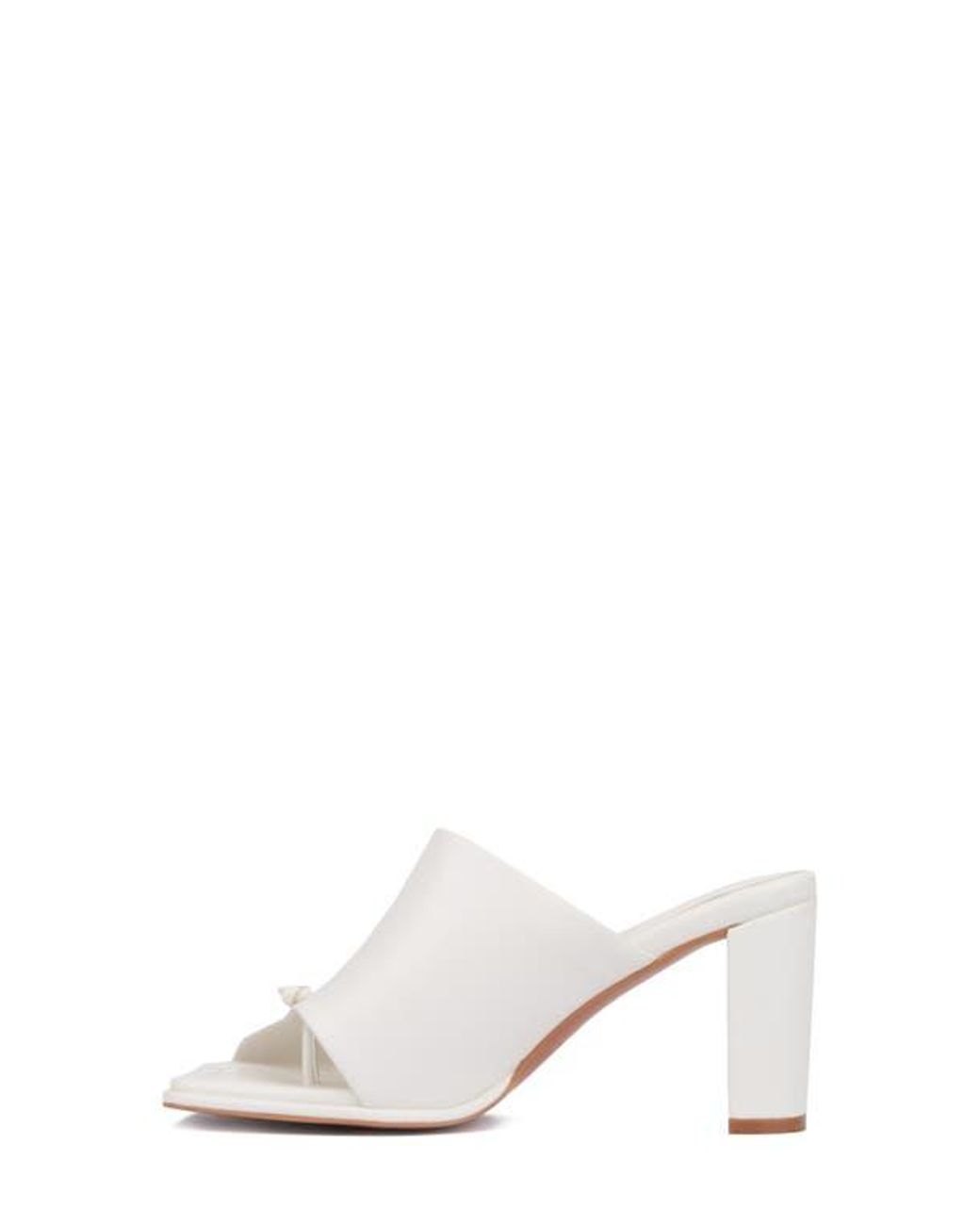 TORGEIS White Darla Slide Sandal