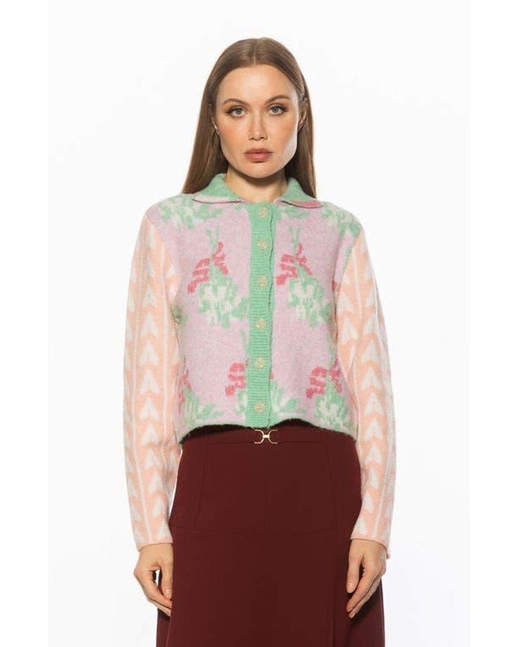 Alexia Admor Wayne Collared Knit Cardigan