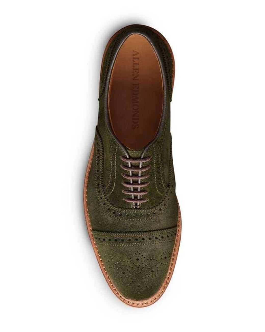 Allen Edmonds Brown Strandmok Cap Toe Oxford for men