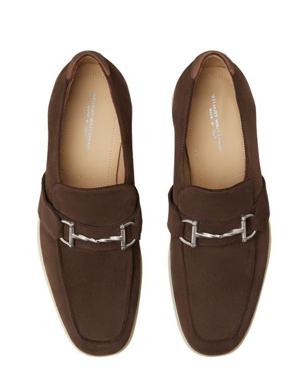 Stuart Weitzman Brown Aurelio Loafer for men