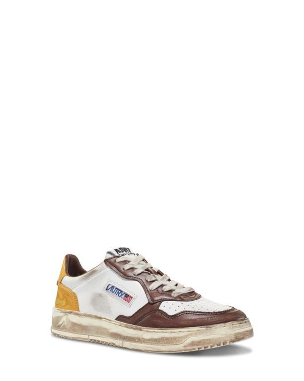 Autry White Retro Low Sneaker