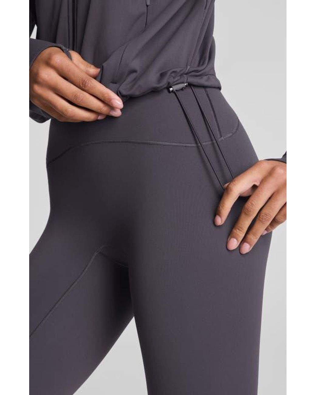 Spanx Blue Brushed Full Zip Jacket