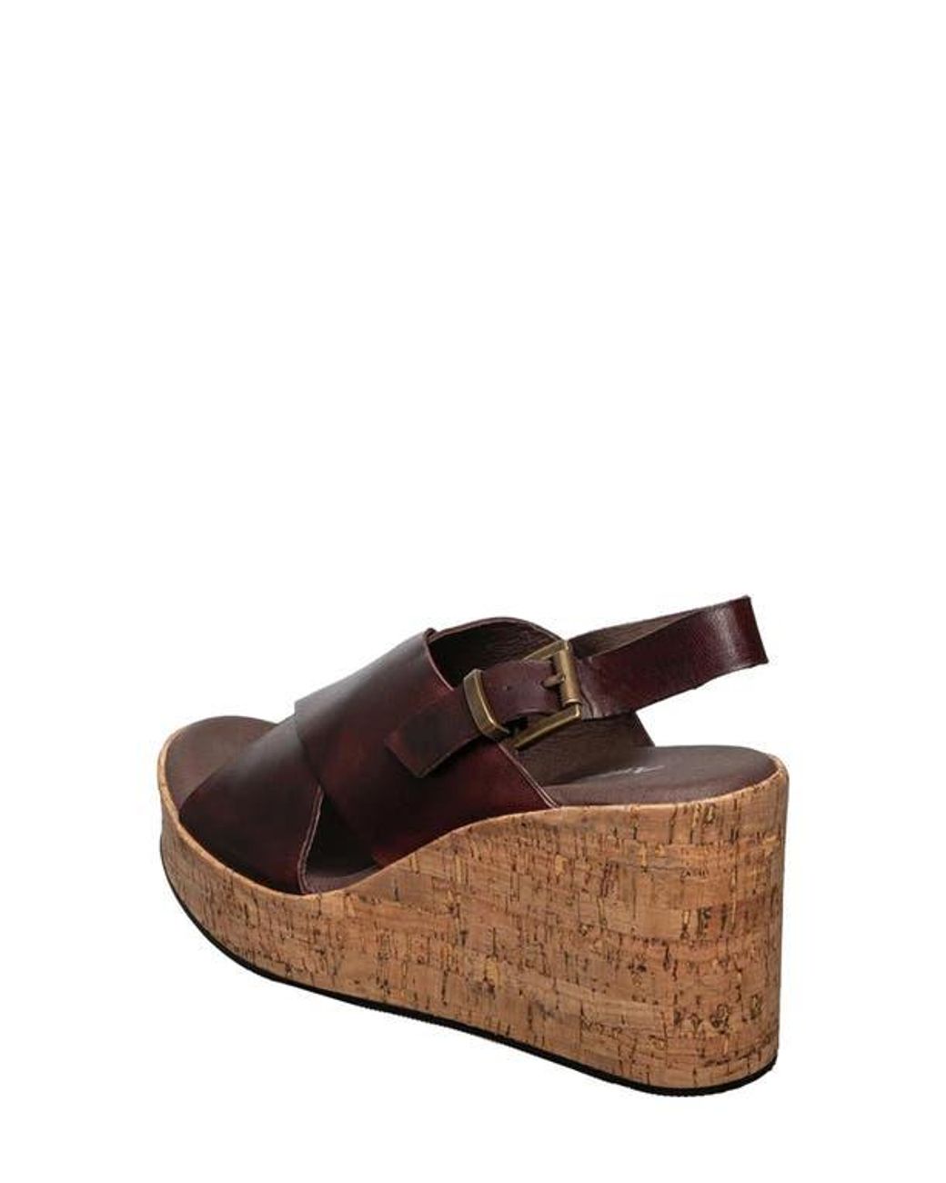 Antelope Brown Aly Wedge Platform Sandal