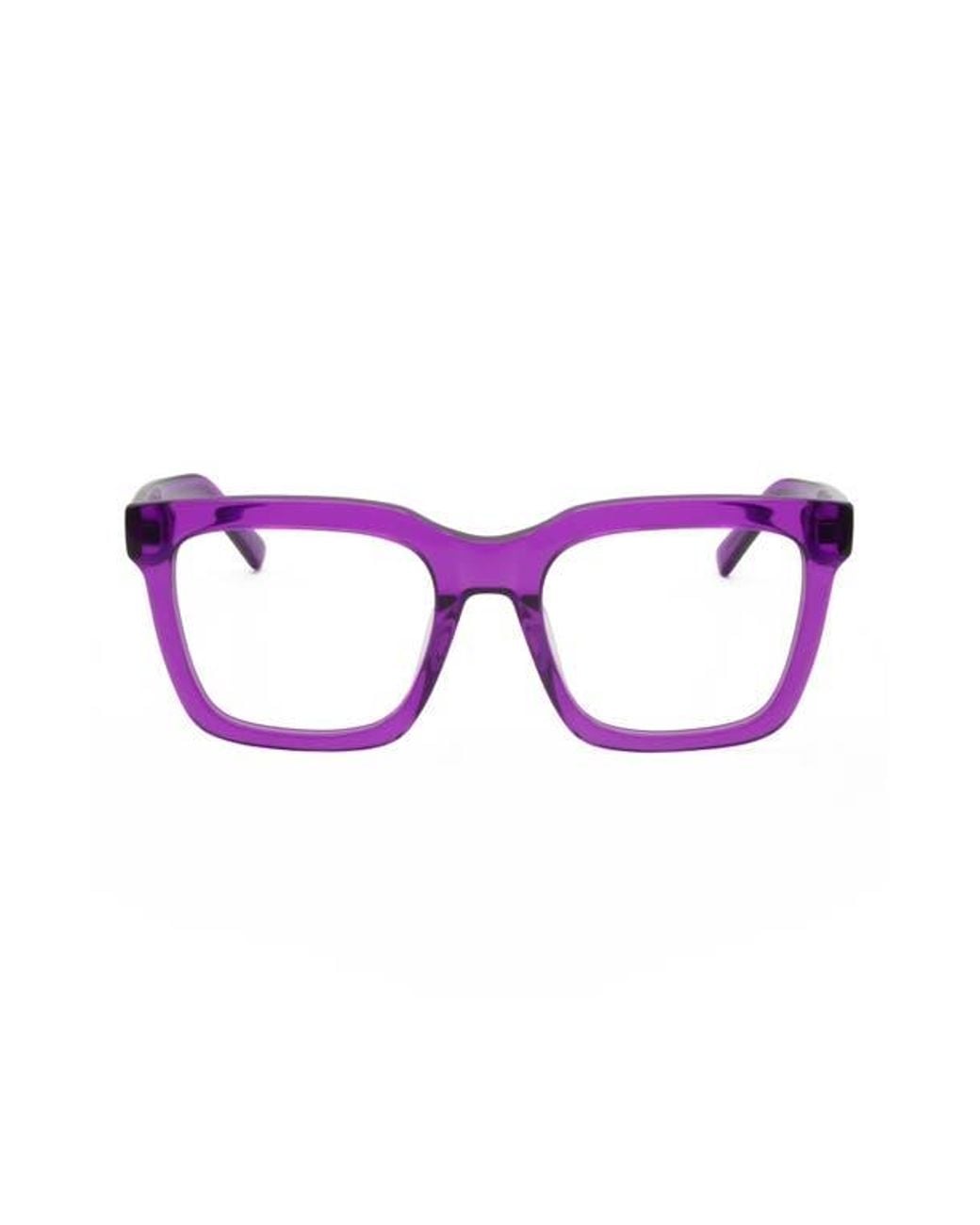 Retrosuperfuture Purple 58Mm Square Optical Glasses