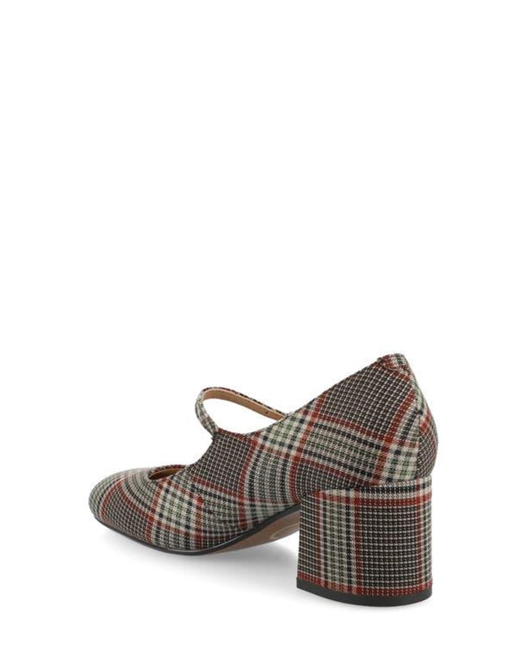 Journee Collection Brown Okenna Pump