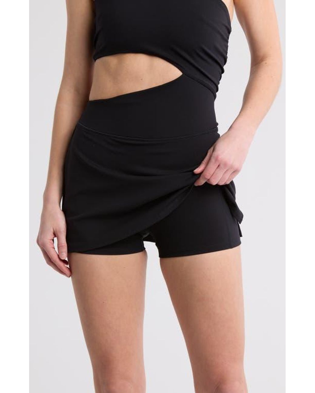 transcend limits one-shoulder skortsie dress Free People | Dresses | Free People Movement Transcend Limits Skortsie One Shoulder Skort Nwot Mdlg
